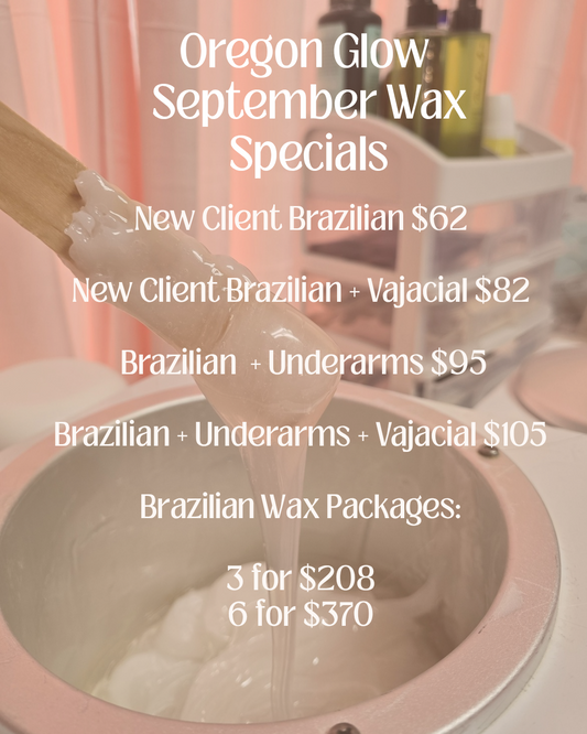 September Sale 6 Brazilian Waxes